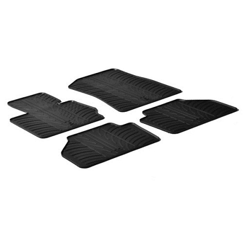LAMPA - ΠΑΤΑΚΙΑ ΑΥΤΟΚΙΝΗΤΟΥ ΑΠΟ ΛΑΣΤΙΧΟ ΓΙΑ BMW X3 F25 11/2010-07/2017 ΣΕ ΜΑΥΡΟ ΧΡΩΜΑ ME ΚΟΥΜΠΩΜΑΤΑ - 4 ΤΕΜ.