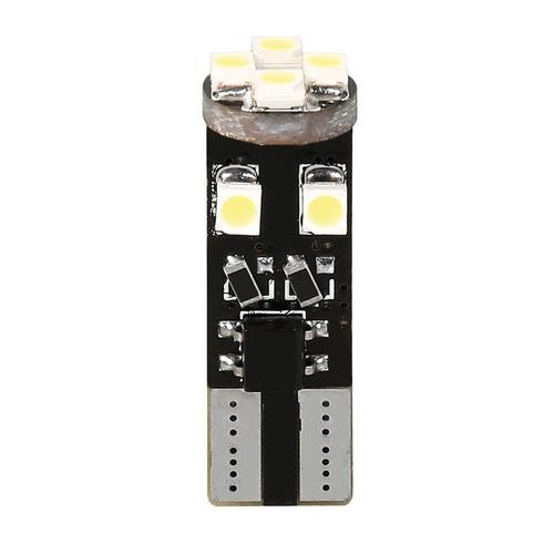 T10 W5W 12V W2,1x9,5d 100lm HYPER-LED24 6.500K ΛΕΥΚΟ 8SMDx3chips (ΚΑΡΦΩΤΟ - CAN-BUS) 2ΤΕΜ.