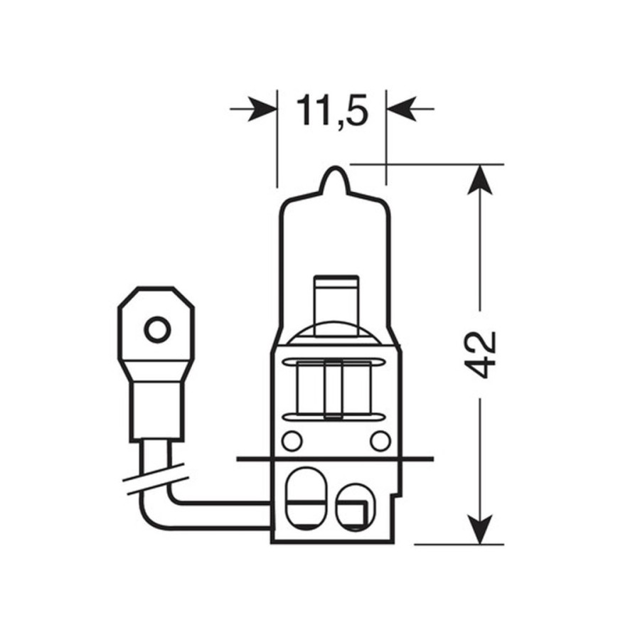 H3 12V 55W PK22s
