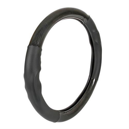 Lampa Κάλυμμα Τιμονιού Αυτοκινήτου Nova Premium 37-39εκ. Άοσμο Carbon look αντιιδρωτικές λαβές Ultra-soft Skeentex μαύρο 1-τεμ. (L3312.4)
