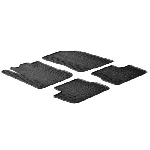LAMPA - ΠΑΤΑΚΙΑ ΑΥΤΟΚΙΝΗΤΟΥ ΑΠΟ ΛΑΣΤΙΧΟ ΓΙΑ AUDI Q3 10/2011-12/2018 ΣΕ ΜΑΥΡΟ ΧΡΩΜΑ ME ΚΟΥΜΠΩΜΑΤΑ - 4 ΤΕΜ.