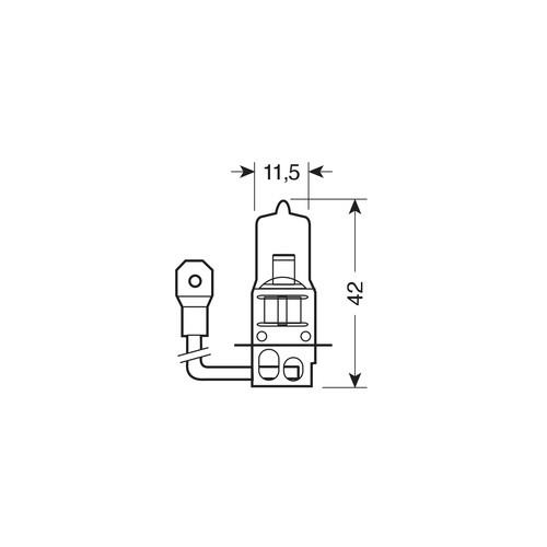 H3 12V 55W PK22s XENON PLUS 4.800K +50% 2ΤΕΜ.