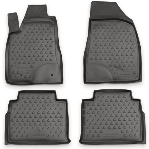 ΠΑΤΑΚΙΑ ΣΕ ΣΚΑΦΗ TPE ΛΑΣΤΙΧΟ ΓΙΑ LEXUS RX 350 2003-2009  ΣΕ ΑΝΘΡΑΚΙ ΣΚΟΥΡΟ ΓΚΡΙ ΧΡΩΜΑ NOVLINE - 4 ΤΕΜ.