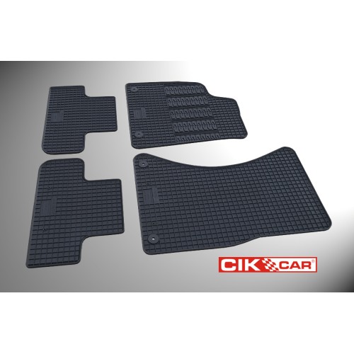 Cik - ΠΑΤΑΚΙΑ ΑΥΤΟΚΙΝΗΤΟΥ ΑΠΟ ΛΑΣΤΙΧΟ ΓΙΑ AUDI Q5 2008-2017 ΣΕ ΜΑΥΡΟ ΧΡΩΜΑ ΜΕ ΚΟΥΜΠΩΜΑΤΑ - 4 ΤΕΜ. (RM.AU.0005/CK)