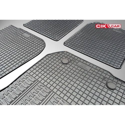 Cik - ΠΑΤΑΚΙΑ ΑΥΤΟΚΙΝΗΤΟΥ ΑΠΟ ΛΑΣΤΙΧΟ ΓΙΑ DACIA LOGAN 2012+ / DACIA SANDERO 2012-2020 / DACIA SANDERO STEPWAY 2012-2020 ΣΕ ΜΑΥΡΟ ΧΡΩΜΑ ΜΕ ΚΟΥΜΠΩΜΑΤΑ - 4 ΤΕΜ. (RM.DAC.0001/CK)