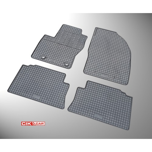 Cik - ΠΑΤΑΚΙΑ ΑΥΤΟΚΙΝΗΤΟΥ ΑΠΟ ΛΑΣΤΙΧΟ ΓΙΑ FORD KUGA 2008-2013 ΣΕ ΜΑΥΡΟ ΧΡΩΜΑ ΜΕ ΚΟΥΜΠΩΜΑΤΑ - 4 ΤΕΜ. (RM.FO.0008/CK)