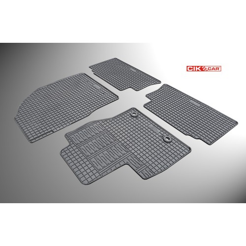 Cik - ΠΑΤΑΚΙΑ ΑΥΤΟΚΙΝΗΤΟΥ ΑΠΟ ΛΑΣΤΙΧΟ ΓΙΑ FORD KUGA 2008-2013 ΣΕ ΜΑΥΡΟ ΧΡΩΜΑ ΜΕ ΚΟΥΜΠΩΜΑΤΑ - 4 ΤΕΜ. (RM.FO.0008/CK)