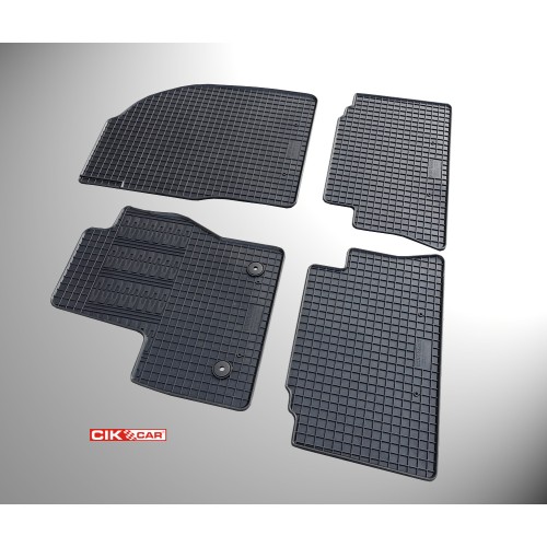 Cik - ΠΑΤΑΚΙΑ ΑΥΤΟΚΙΝΗΤΟΥ ΑΠΟ ΛΑΣΤΙΧΟ ΓΙΑ FORD KUGA 2013-2015 ΣΕ ΜΑΥΡΟ ΧΡΩΜΑ ΜΕ ΚΟΥΜΠΩΜΑΤΑ - 4 ΤΕΜ. (RM.FO.0009/CK)