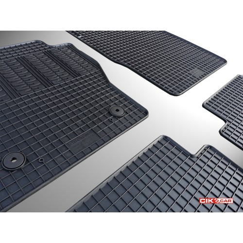 Cik - ΠΑΤΑΚΙΑ ΑΥΤΟΚΙΝΗΤΟΥ ΑΠΟ ΛΑΣΤΙΧΟ ΓΙΑ FORD KUGA 2013-2015 ΣΕ ΜΑΥΡΟ ΧΡΩΜΑ ΜΕ ΚΟΥΜΠΩΜΑΤΑ - 4 ΤΕΜ. (RM.FO.0009/CK)