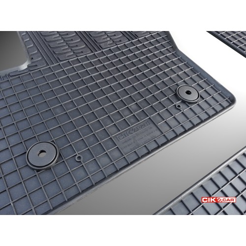 Cik - ΠΑΤΑΚΙΑ ΑΥΤΟΚΙΝΗΤΟΥ ΑΠΟ ΛΑΣΤΙΧΟ ΓΙΑ FORD KUGA 2013-2015 ΣΕ ΜΑΥΡΟ ΧΡΩΜΑ ΜΕ ΚΟΥΜΠΩΜΑΤΑ - 4 ΤΕΜ. (RM.FO.0009/CK)