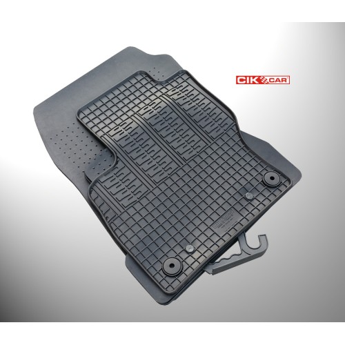 Cik - ΠΑΤΑΚΙΑ ΑΥΤΟΚΙΝΗΤΟΥ ΑΠΟ ΛΑΣΤΙΧΟ ΓΙΑ FORD FOCUS FACELIFT 2014-2018 ΣΕ ΜΑΥΡΟ ΧΡΩΜΑ ΜΕ ΚΟΥΜΠΩΜΑΤΑ - 4 ΤΕΜ. (RM.FO.0013/CK)