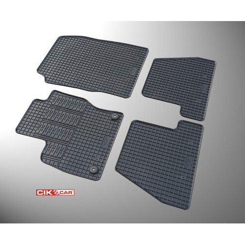 Cik - ΠΑΤΑΚΙΑ ΑΥΤΟΚΙΝΗΤΟΥ ΑΠΟ ΛΑΣΤΙΧΟ ΓΙΑ FORD FOCUS FACELIFT 2014-2018 ΣΕ ΜΑΥΡΟ ΧΡΩΜΑ ΜΕ ΚΟΥΜΠΩΜΑΤΑ - 4 ΤΕΜ. (RM.FO.0013/CK)