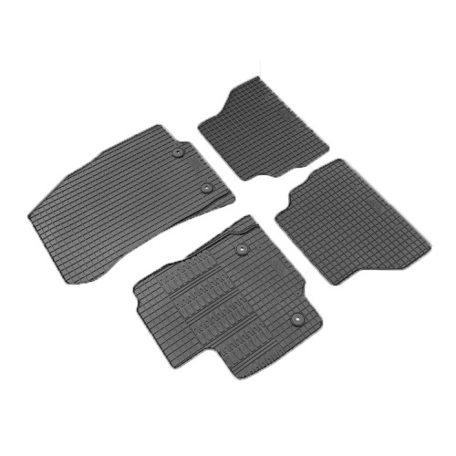Cik - ΠΑΤΑΚΙΑ ΑΥΤΟΚΙΝΗΤΟΥ ΑΠΟ ΛΑΣΤΙΧΟ ΓΙΑ FORD B-MAX 2012-2014 ΣΕ ΜΑΥΡΟ ΧΡΩΜΑ ΜΕ ΚΟΥΜΠΩΜΑΤΑ - 4 ΤΕΜ. (RM.FO.0017/CK)