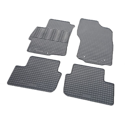 Cik - ΠΑΤΑΚΙΑ ΑΥΤΟΚΙΝΗΤΟΥ ΑΠΟ ΛΑΣΤΙΧΟ ΓΙΑ MITSUBISHI LANCER 2008-2017 ΣΕ ΜΑΥΡΟ ΧΡΩΜΑ ΜΕ ΚΟΥΜΠΩΜΑΤΑ - 4 ΤΕΜ. (RM.MI.0004/CK)