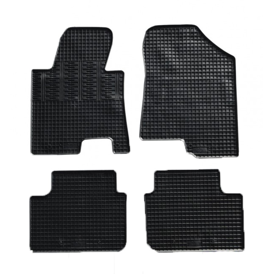 Cik - ΠΑΤΑΚΙΑ ΑΥΤΟΚΙΝΗΤΟΥ ΑΠΟ ΛΑΣΤΙΧΟ ΓΙΑ HYUNDAI i30 2012-2017 / KIA CEED 2012-2018 ΣΕ ΜΑΥΡΟ ΧΡΩΜΑ ΜΕ ΚΟΥΜΠΩΜΑΤΑ - 4 ΤΕΜ. (RM.HY.0003/CK)