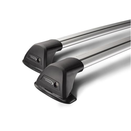 Μπάρες Οροφής Αλουμινίου YAKIMA FLUSH 90cm 2τεμ με Κλείδωμα