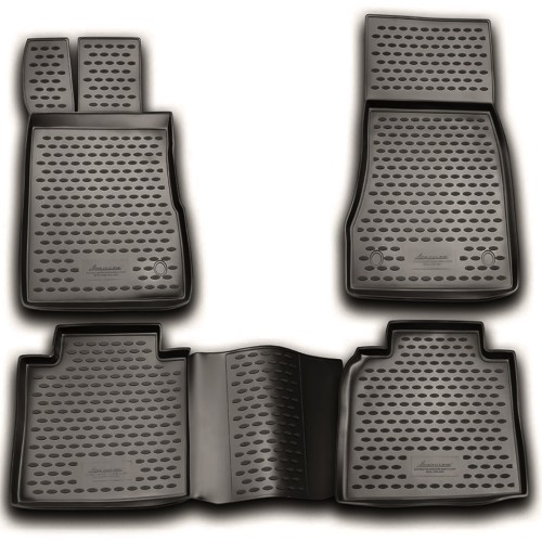 ΠΑΤΑΚΙΑ ΣΕ ΣΚΑΦΗ TPE ΛΑΣΤΙΧΟ ΓΙΑ MERCEDES S CLASS W220 10/1998-08/2005  ΣΕ ΑΝΘΡΑΚΙ ΣΚΟΥΡΟ ΓΚΡΙ ΧΡΩΜΑ NOVLINE - 4 ΤΕΜ.