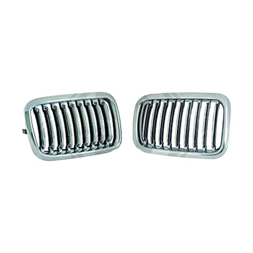 BMW ΣΕΙΡΑ 3 E36 90-09.96 COUPE/CABRIO/COMPACT ΜΑΣΚΑΚΙΑ ΕΜΠΡΟΣ SPORT-LOOK ΧΡΩΜΙΟ (ΚΑΡΔΙΕΣ)
