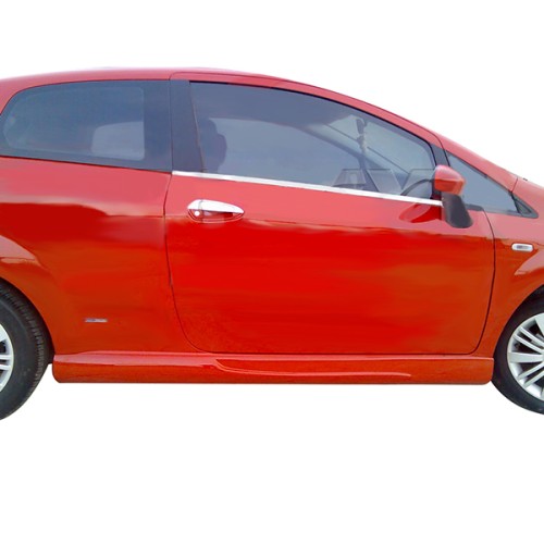 TRIM  ΠΑΡΑΘΥΡΩΝ ΑΥΤΟΚΟΛΛΗΤΑ ΧΡΩΜΙΟΥ 2ΤΕΜ. ΓΙΑ FIAT GRANDE PUNTO 3/5D 2006+