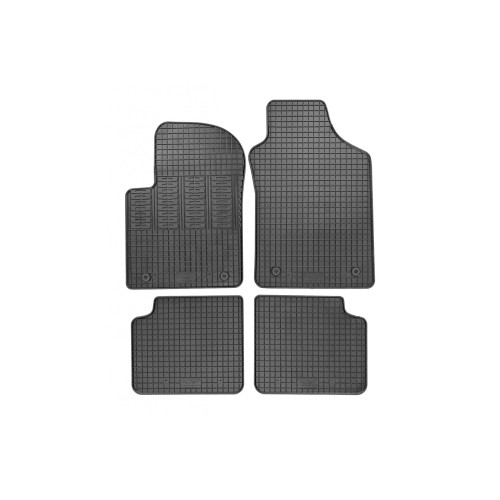 Cik - ΠΑΤΑΚΙΑ ΑΥΤΟΚΙΝΗΤΟΥ ΑΠΟ ΛΑΣΤΙΧΟ ΓΙΑ FIAT 500 2007-2016 ΣΕ ΜΑΥΡΟ ΧΡΩΜΑ ΜΕ ΚΟΥΜΠΩΜΑΤΑ - 4 ΤΕΜ. (RM.FI.0009/CK)