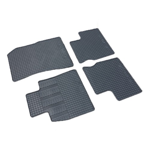 Cik - ΠΑΤΑΚΙΑ ΑΥΤΟΚΙΝΗΤΟΥ ΑΠΟ ΛΑΣΤΙΧΟ ΓΙΑ NISSAN MICRA 2010-2016 ΣΕ ΜΑΥΡΟ ΧΡΩΜΑ ΜΕ ΚΟΥΜΠΩΜΑΤΑ - 4 ΤΕΜ. (RM.NI.0006/CK)