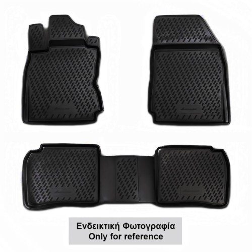 ΠΑΤΑΚΙΑ ΣΕ ΣΚΑΦΗ TPE ΛΑΣΤΙΧΟ ΓΙΑ AUDI Q7 2015+  ΣΕ ΜΑΥΡΟ ΧΡΩΜΑ NOVLINE - 4 ΤΕΜ.