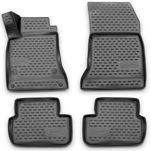 ΠΑΤΑΚΙΑ ΣΕ ΣΚΑΦΗ TPE ΛΑΣΤΙΧΟ ΓΙΑ MERCEDES B CLASS W246 10/2011-2019  ΣΕ ΑΝΘΡΑΚΙ ΣΚΟΥΡΟ ΓΚΡΙ ΧΡΩΜΑ NOVLINE - 4 ΤΕΜ.