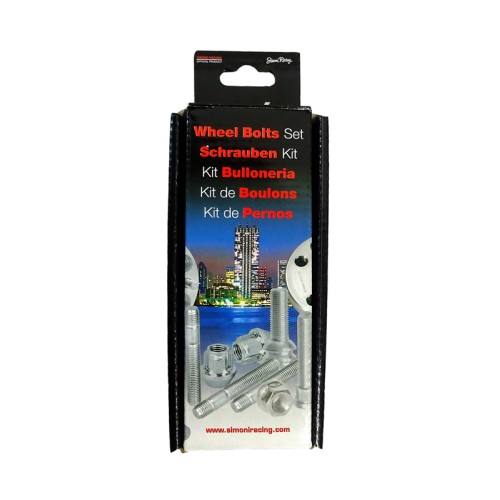 Simoni Racing - ΠΑΞΙΜΑΔΙ ΚΩΝΙΚΟ 12χ1,5 (50mm) (19) ΜΑΥΡΟ 10ΤΕΜ.