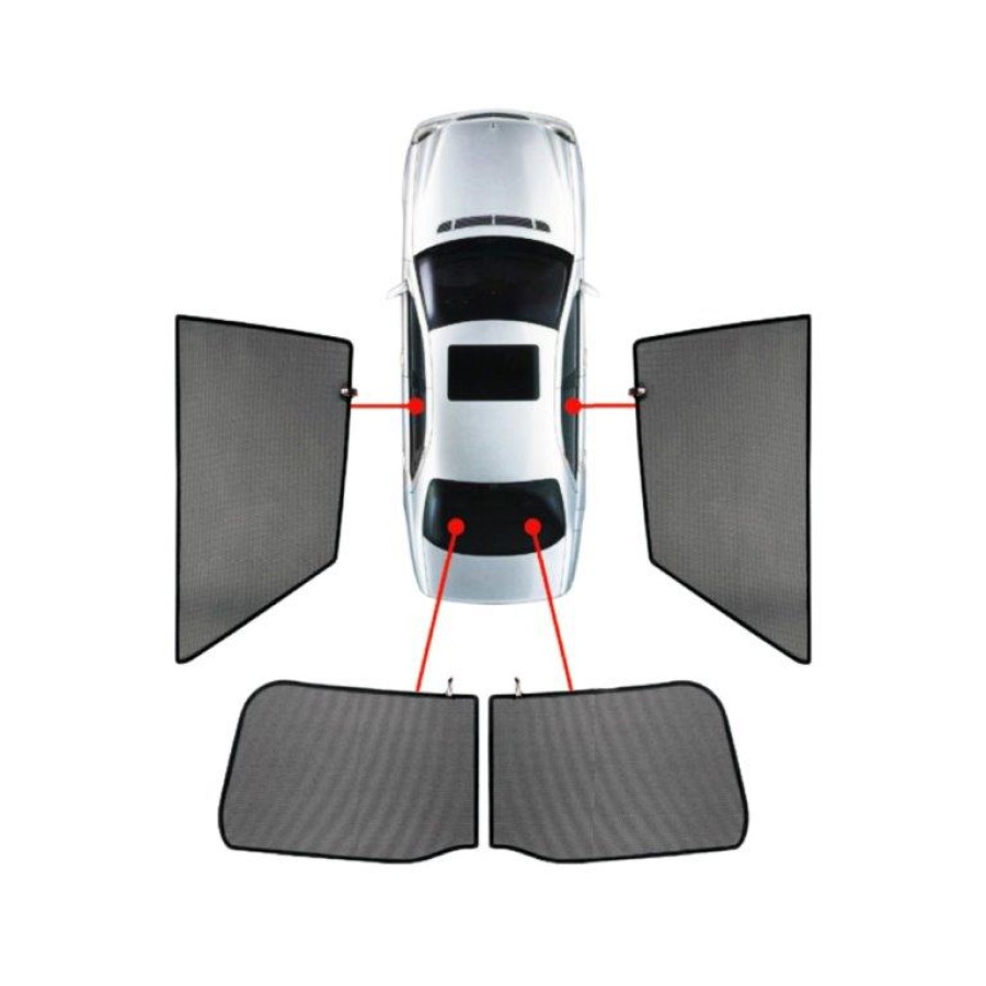 CarShades - ΚΟΥΡΤΙΝΑΚΙΑ  CAR SHADES ΓΙΑ ALFA ROMEO 156 4D 1997-2006 - 4 ΤΕΜ. (PVC.AR-156-4-A)
