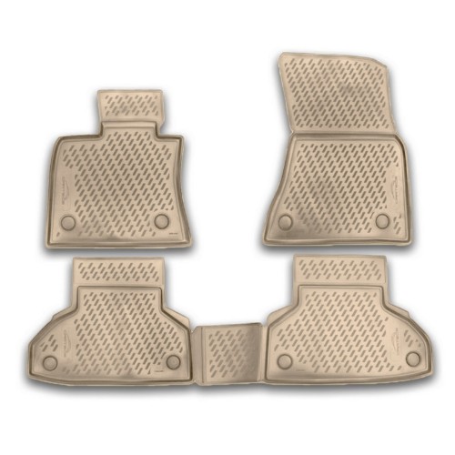 ΠΑΤΑΚΙΑ ΣΕ ΣΚΑΦΗ TPE ΛΑΣΤΙΧΟ ΓΙΑ BMW X6 F16 2014+  (ΜΠΕΖ) - 4 ΤΕΜ.