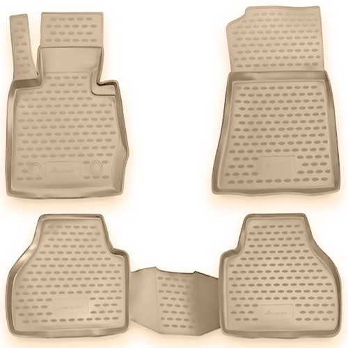 ΠΑΤΑΚΙΑ ΣΕ ΣΚΑΦΗ TPE ΛΑΣΤΙΧΟ ΓΙΑ BMW X3 F25 2010+  ΧΩΡΙΣ FIXING SET (ΜΠΕΖ) - 4 ΤΕΜ.