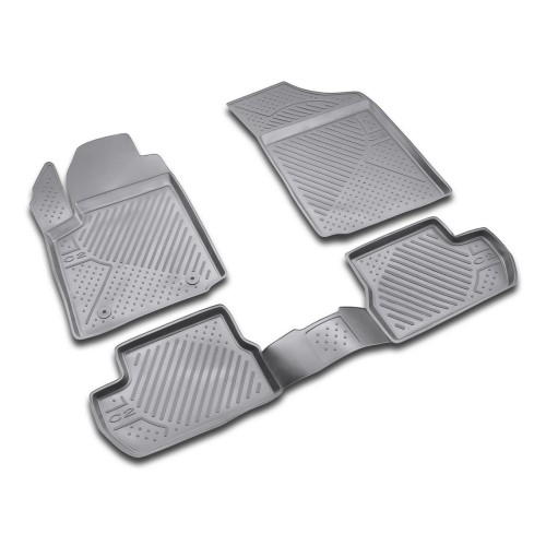ΠΑΤΑΚΙΑ ΣΕ ΣΚΑΦΗ TPE ΛΑΣΤΙΧΟ ΓΙΑ CHEVROLET C2 10/03-12/10  NOVLINE (ΓΚΡΙ) - 4 ΤΕΜ.