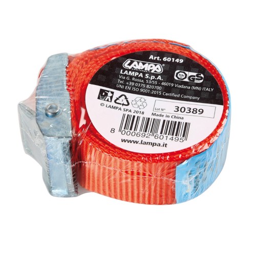 Lampa – Ιμάντες Στερέωσης Moto 300cm x 2,5cm σε Blister (36 Τεμάχια) για ασφαλή πρόσδεση φορτίου – 1 Σετ (6014.9D-LM)