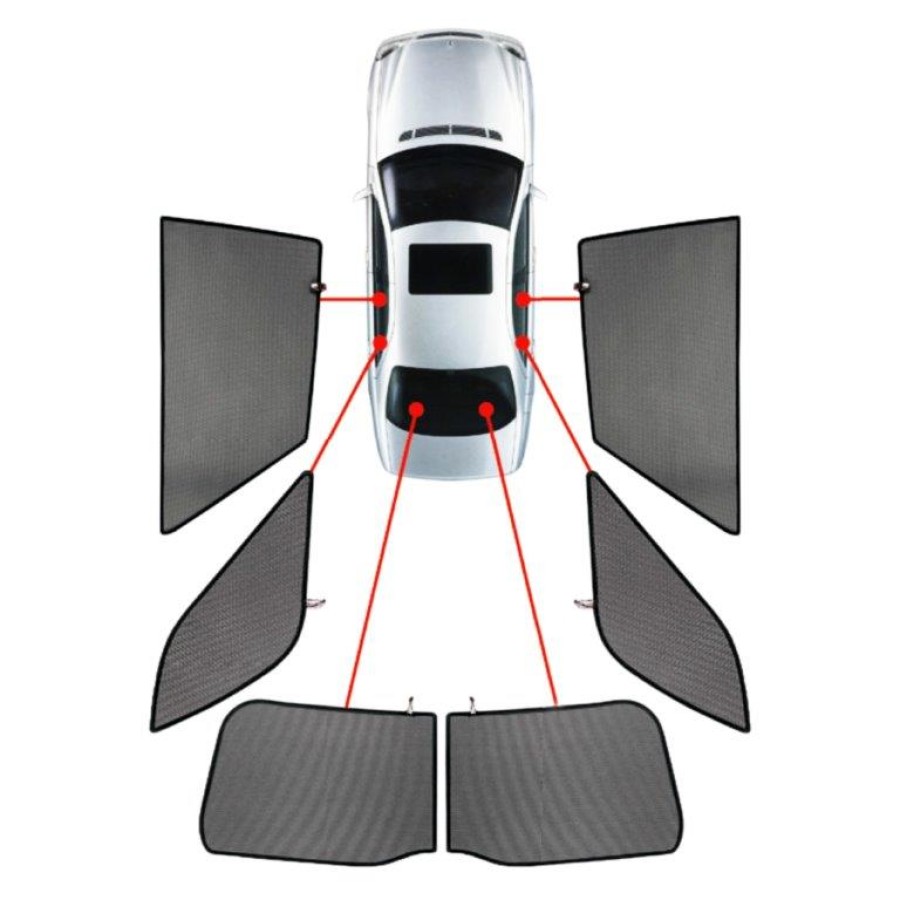 CarShades - ΚΟΥΡΤΙΝΑΚΙΑ  CAR SHADES ΓΙΑ KIA VENGA 5D 2010+ - 6 ΤΕΜ. (PVC.KIA-VENG-5-A)