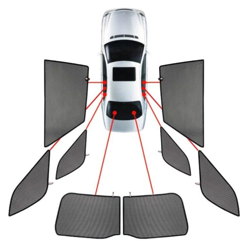 CarShades - ΚΟΥΡΤΙΝΑΚΙΑ  CAR SHADES ΓΙΑ LAND ROVER RANGE ROVER L322 5D 02-12 - 8 ΤΕΜ. (PVC.LRO-RR-5-A)