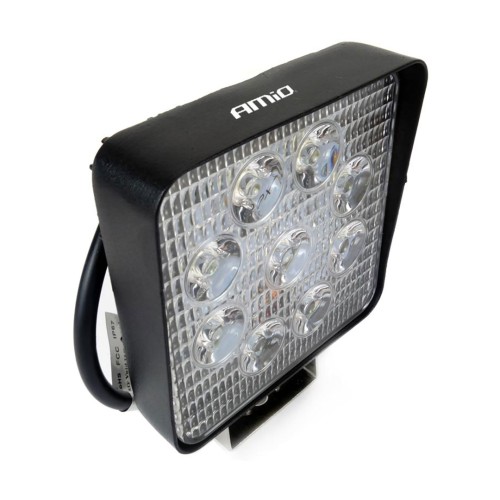 Amio – Προβολέας Εργασίας LED AWL03 9-60V 27W 6000K 2200lm 9 LED Spot για Ισχυρό Φωτισμό σε Καθημερινή Χρήση – 1 Τεμ. (01614/AM)