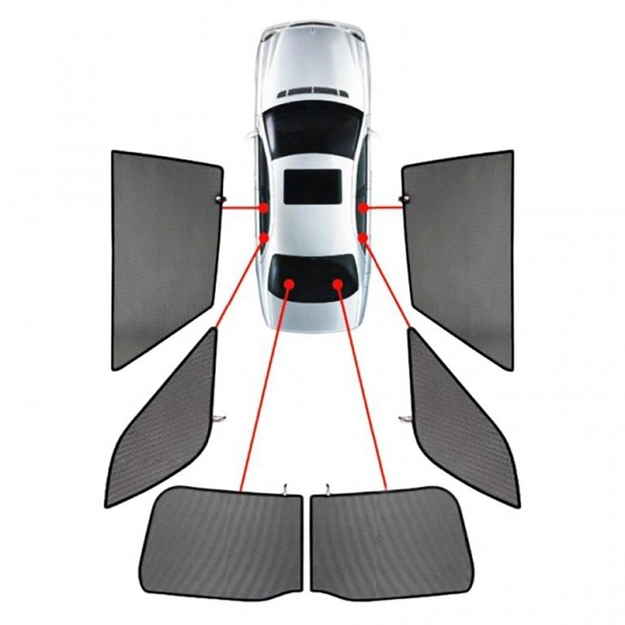 CarShades - ΚΟΥΡΤΙΝΑΚΙΑ CAR SHADES ΓΙΑ LAND ROVER DISCOVERY SPORT 5D 2015-2020 - 6 ΤΕΜ. (PVC.LRO-DISC-5-C)