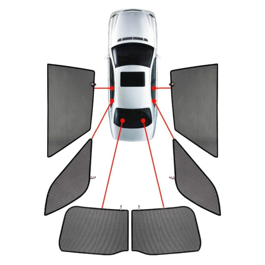 CarShades - ΚΟΥΡΤΙΝΑΚΙΑ  CAR SHADES ΓΙΑ VOLVO S90 4D 2017+ - 6 ΤΕΜ. (PVC.VOL-S90-4-A)
