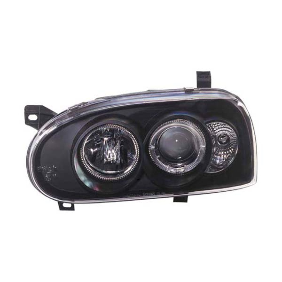 Autostyle - ΦΑΝΑΡΙΑ ΓΙΑ Autostyle Angel Eyes VW GOLF 3 +HALORIM BLACK (2 τεμ.) (AL-AUT.VWK92J)