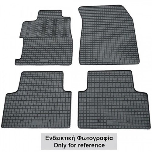 Cik - ΠΑΤΑΚΙΑ ΑΥΤΟΚΙΝΗΤΟΥ ΑΠΟ ΛΑΣΤΙΧΟ ΓΙΑ SUZUKI SX4 S-CROSS ΥΒΡΙΔΙΚΟ 2020+ ΣΕ ΜΑΥΡΟ ΧΡΩΜΑ ΜΕ ΚΟΥΜΠΩΜΑΤΑ - 4 ΤΕΜ. (RM.SUZ.0007/CK)