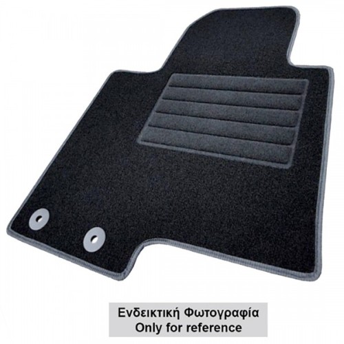 Cik - ΠΑΤΑΚΙΑ ΑΥΤΟΚΙΝΗΤΟΥ ΑΠΟ ΛΑΣΤΙΧΟ ΓΙΑ SEAT LEON ETSI 2020+ ΣΕ ΜΑΥΡΟ ΧΡΩΜΑ ΜΕ ΚΟΥΜΠΩΜΑΤΑ - 4 ΤΕΜ. (RM.SE.0015/CK)