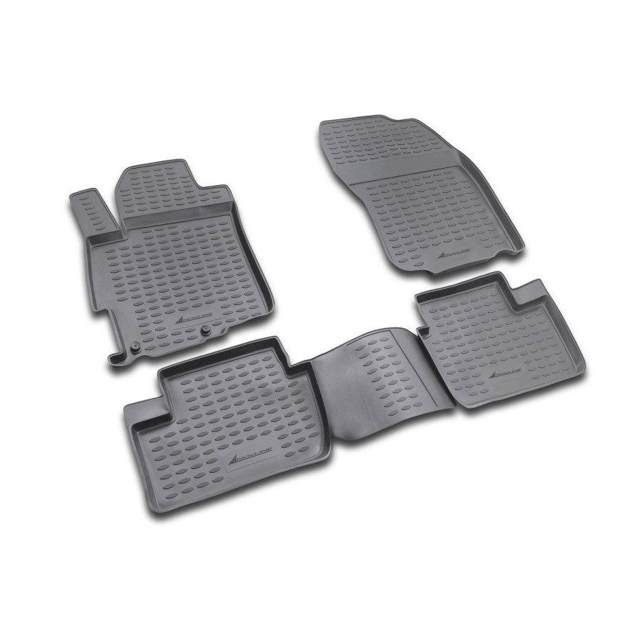 ΠΑΤΑΚΙΑ ΣΕ ΣΚΑΦΗ TPE ΛΑΣΤΙΧΟ ΓΙΑ MITSUBISHI LANCER 4D 07/2008-2017 ΣΕ ΜΑΥΡΟ ΧΡΩΜΑ NOVLINE - 4 ΤΕΜ.