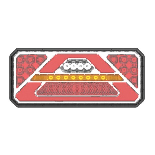 Amio - ΦΑΝΑΡΙ ΠΙΣΙΝΟ ΔΕΞΙ RCL-02-R 10-30V LED 236x104x40mm ΜΕ ΚΑΛΩΔΙΟ 1ΤΕΜ (02365/AM)