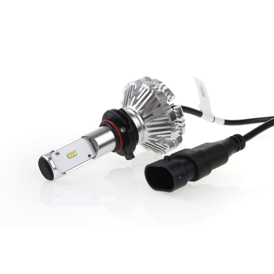 Amio - Λαμπτήρες SX SERIES τύπου HB3 τάση λειτουργίας 6/12V απόδοσης 40W 6000K 3200lm με ενσωματωμένη ψύκτρα για Επιβατικά Αυτοκίνητα και Μοτοσυκλέτες - 2 τεμ. (01067/AM)