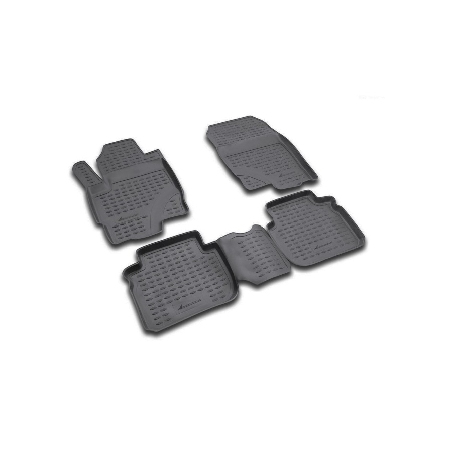ΠΑΤΑΚΙΑ ΣΕ ΣΚΑΦΗ TPE ΛΑΣΤΙΧΟ ΓΙΑ MITSUBISHI COLT 3D / 5D 06/2004-12/2008  ΣΕ ΜΑΥΡΟ ΧΡΩΜΑ NOVLINE - 4 ΤΕΜ.