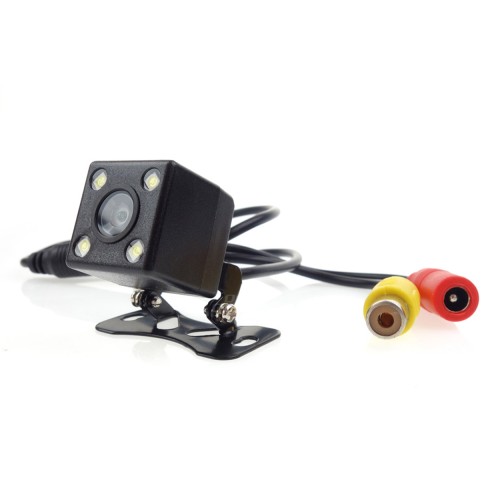 Amio - Universal Κάμερα Οπισθοπορείας HD-315 με 4 LED και Μεταλλική Βάση Στήριξης τάση λειτουργίας 12V για Επιβατικά Αυτοκίνητα - 1 τεμ. (01015/AM)
