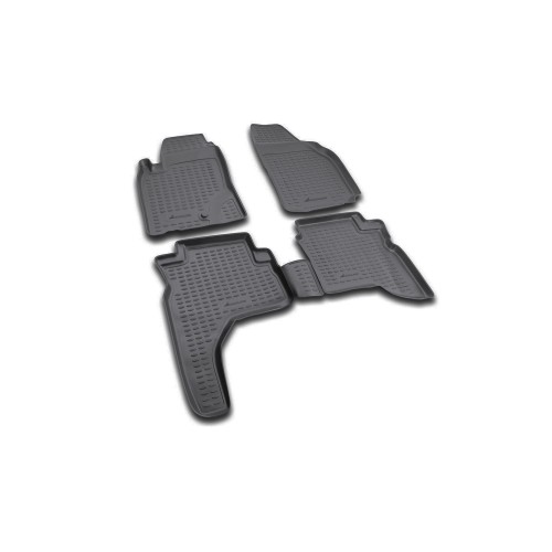 ΠΑΤΑΚΙΑ ΣΕ ΣΚΑΦΗ TPE ΛΑΣΤΙΧΟ ΓΙΑ MITSUBISHI PAJERO SPORT 1997-2008  ΣΕ ΜΑΥΡΟ ΧΡΩΜΑ NOVLINE - 4 ΤΕΜ.