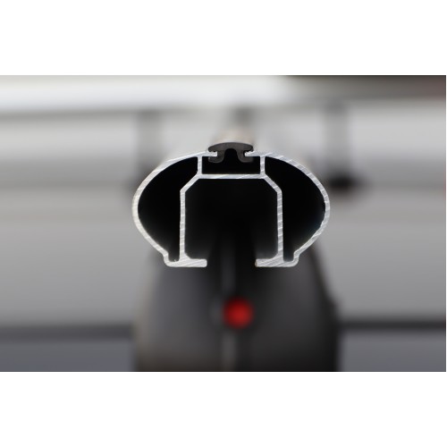 Amio - ΜΠΑΡΕΣ ΟΡΟΦΗΣ ΑΛΟΥΜΙΝΙΟΥ 135 cm ΜΕ ΚΛΕΙΔΙ (STANDARD RAILING ) - 2 ΤΕΜ. (02587/AM)