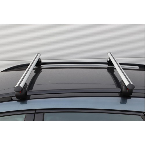 Amio - ΜΠΑΡΕΣ ΟΡΟΦΗΣ ΑΛΟΥΜΙΝΙΟΥ 135 cm ΜΕ ΚΛΕΙΔΙ (STANDARD RAILING ) - 2 ΤΕΜ. (02587/AM)