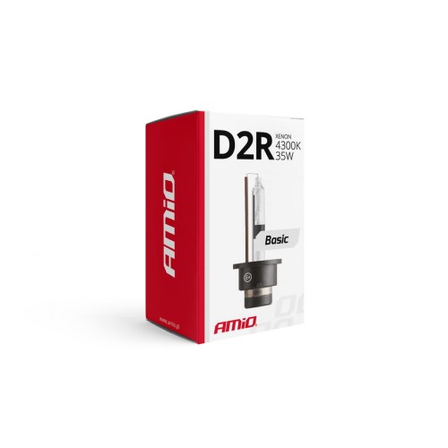Amio – Λάμπα Xenon D2R 12V 35W P32d-3 4300K Basic για Αυτοκίνητο Ανταλλακτική – 1 Τεμ. (01411/AM)